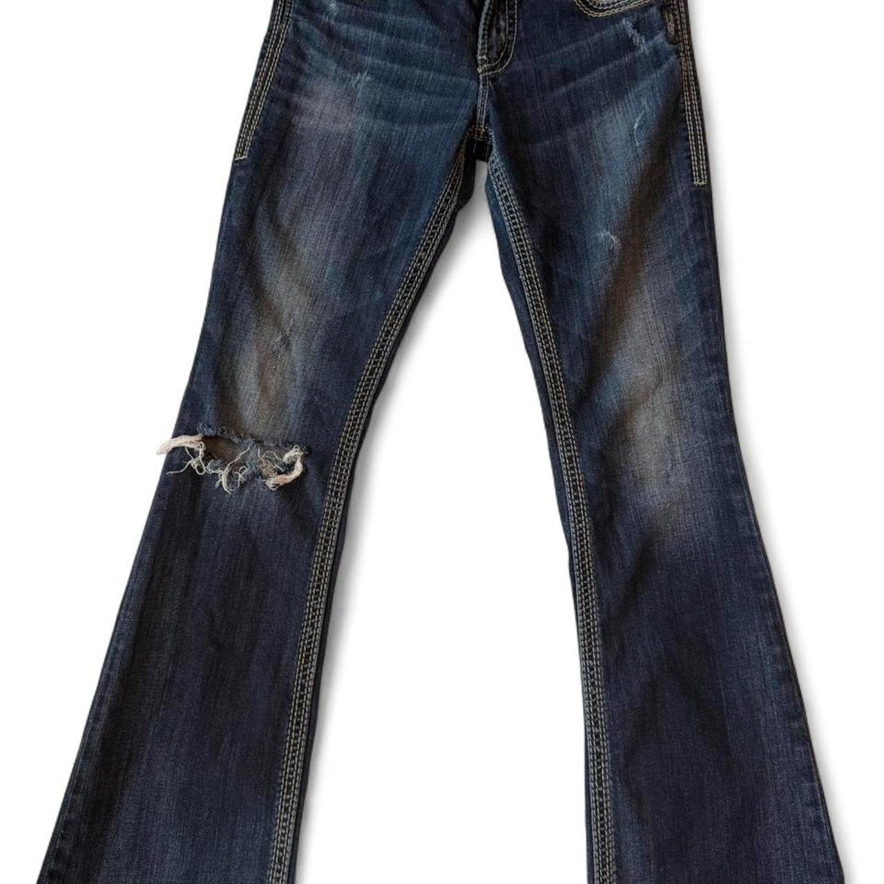 Silver Jeans Co. Distressed Bootcut Jeans