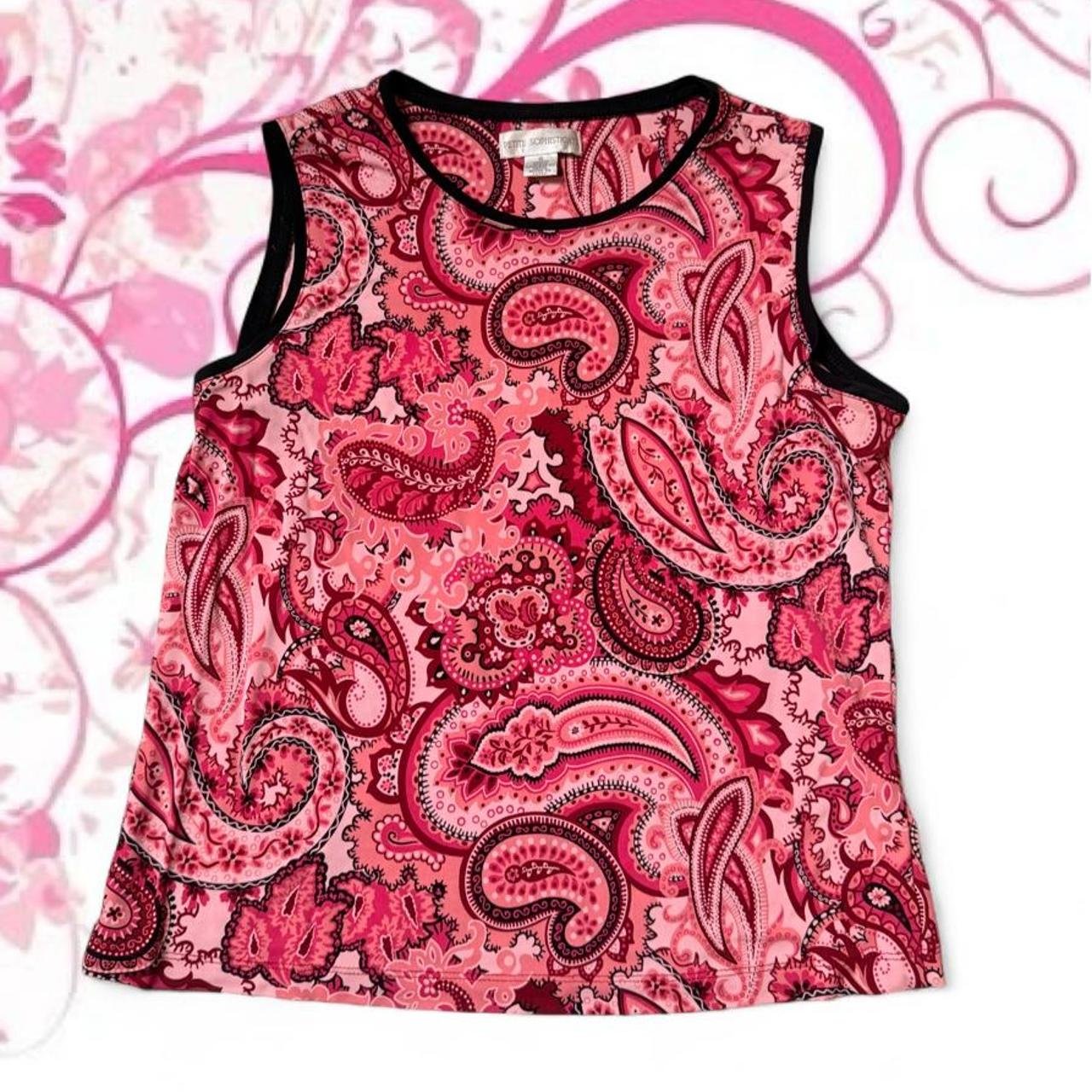 Petite Sophisticate Paisley Tank Top
