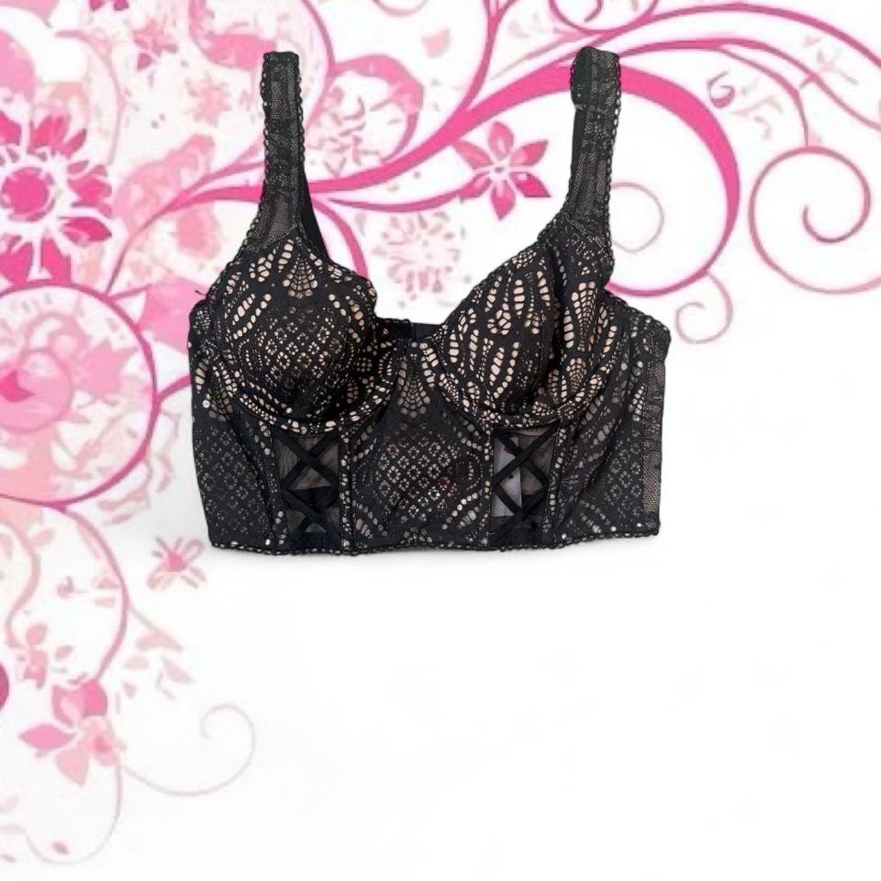Victoria's Secret Embroidered Lace Corset Top