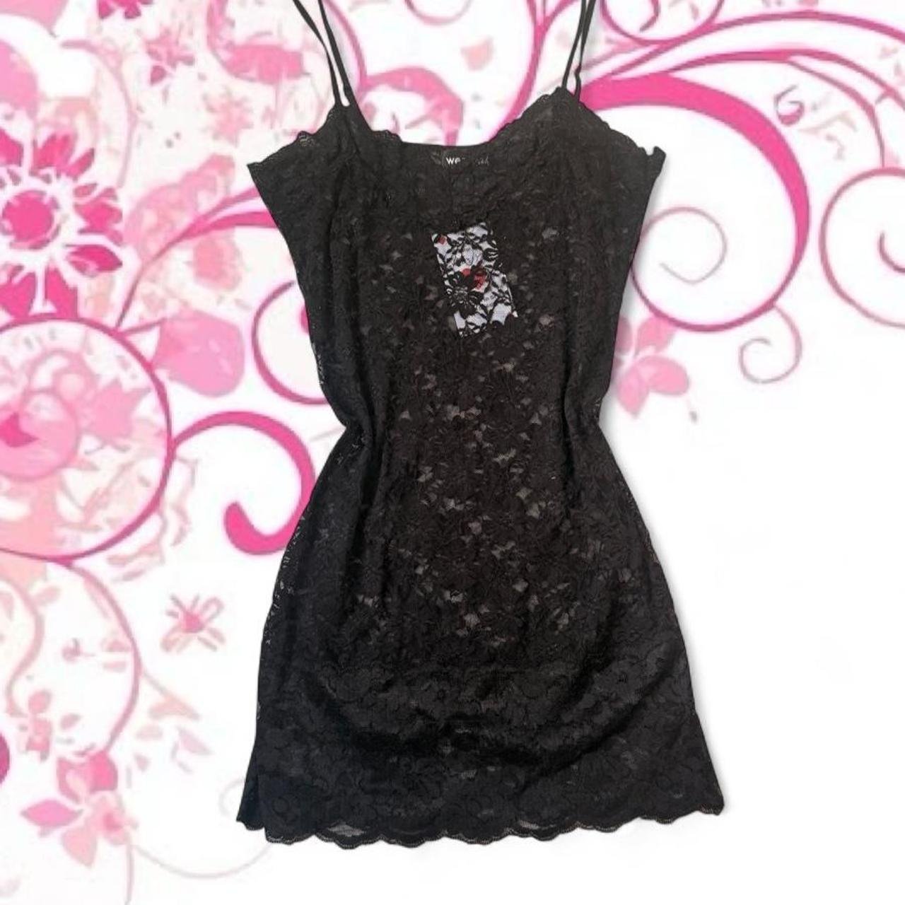 Wet Seal Floral Lace Long Tank