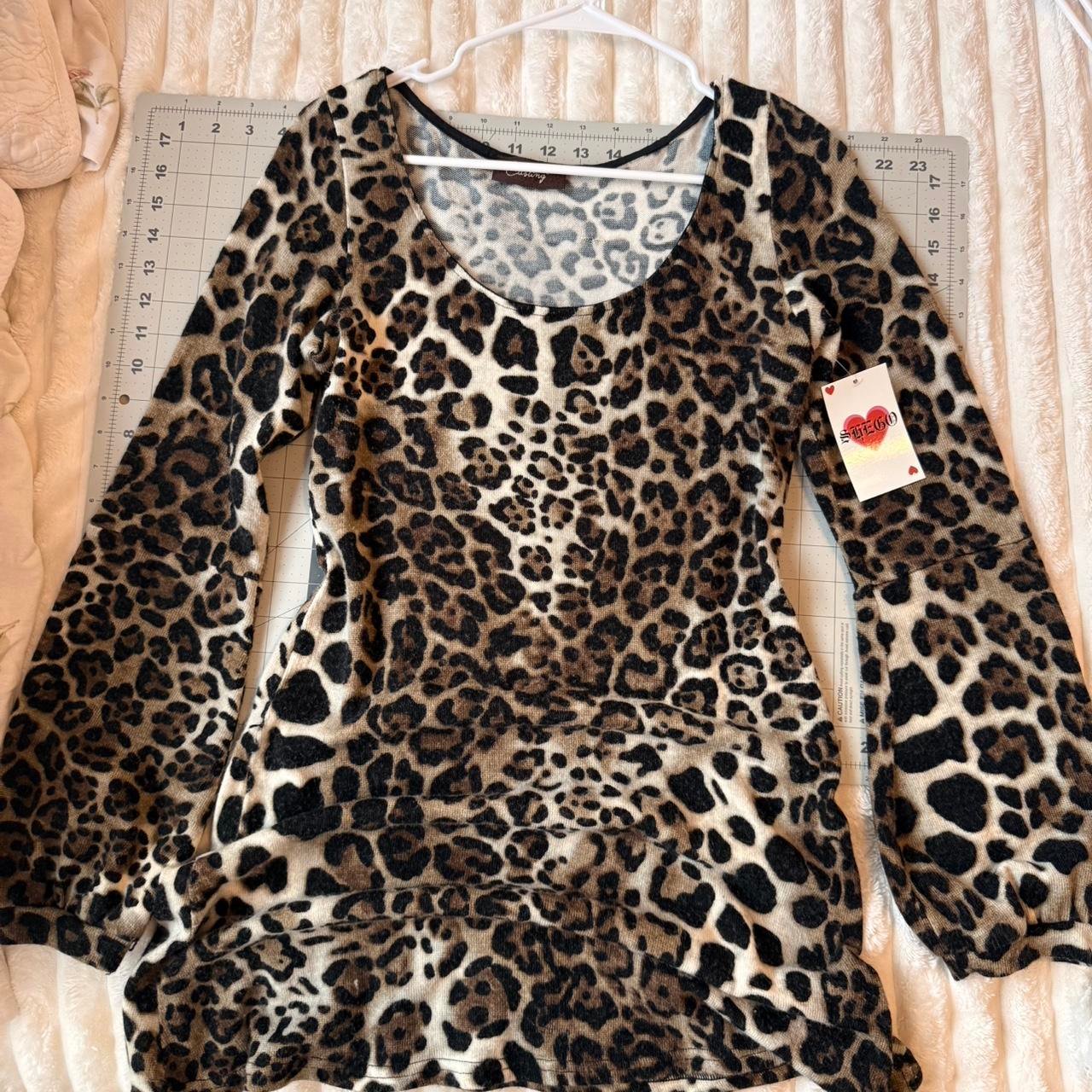 Casting Leopard Print Mini Dress