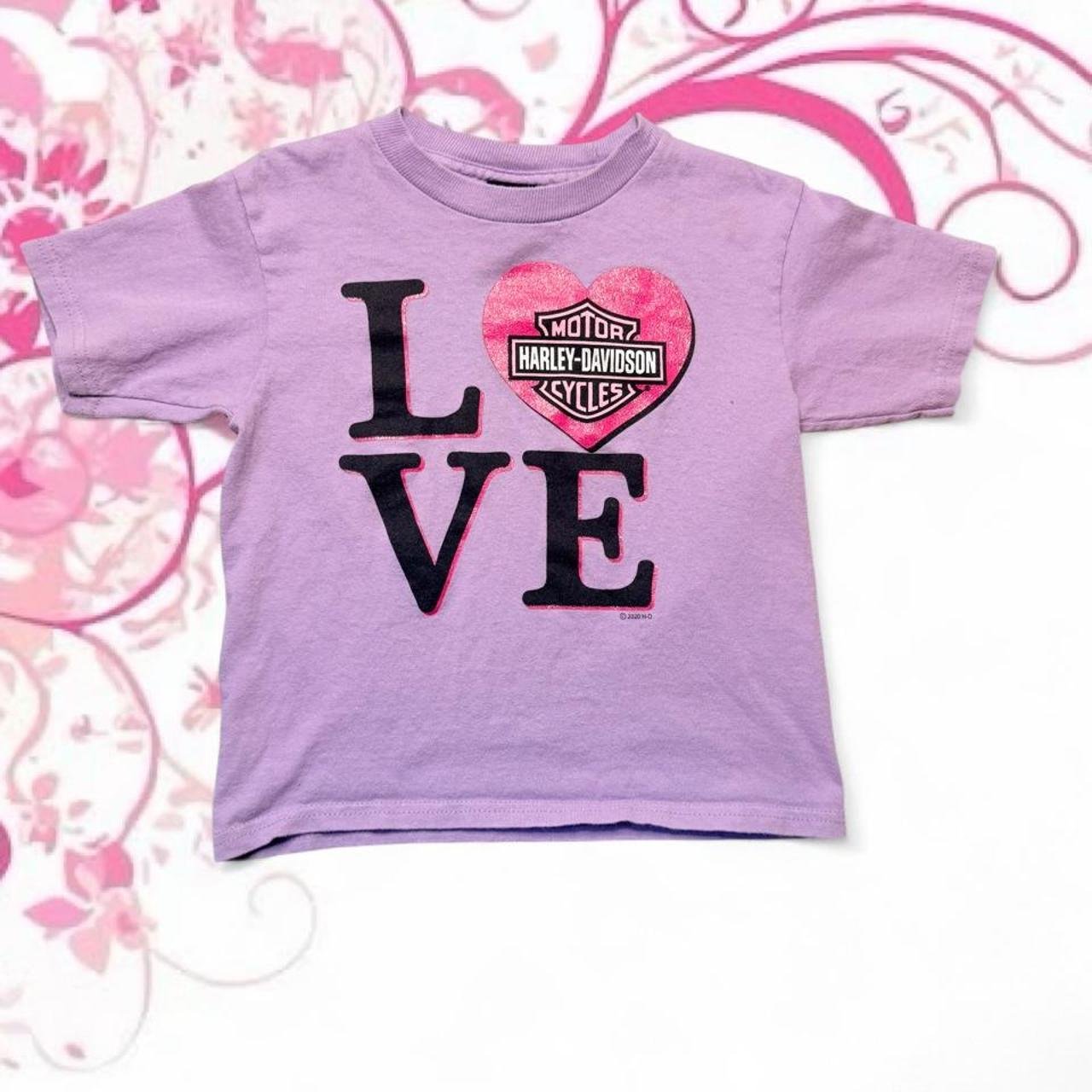Harley Davidson Heart Logo Baby Tee