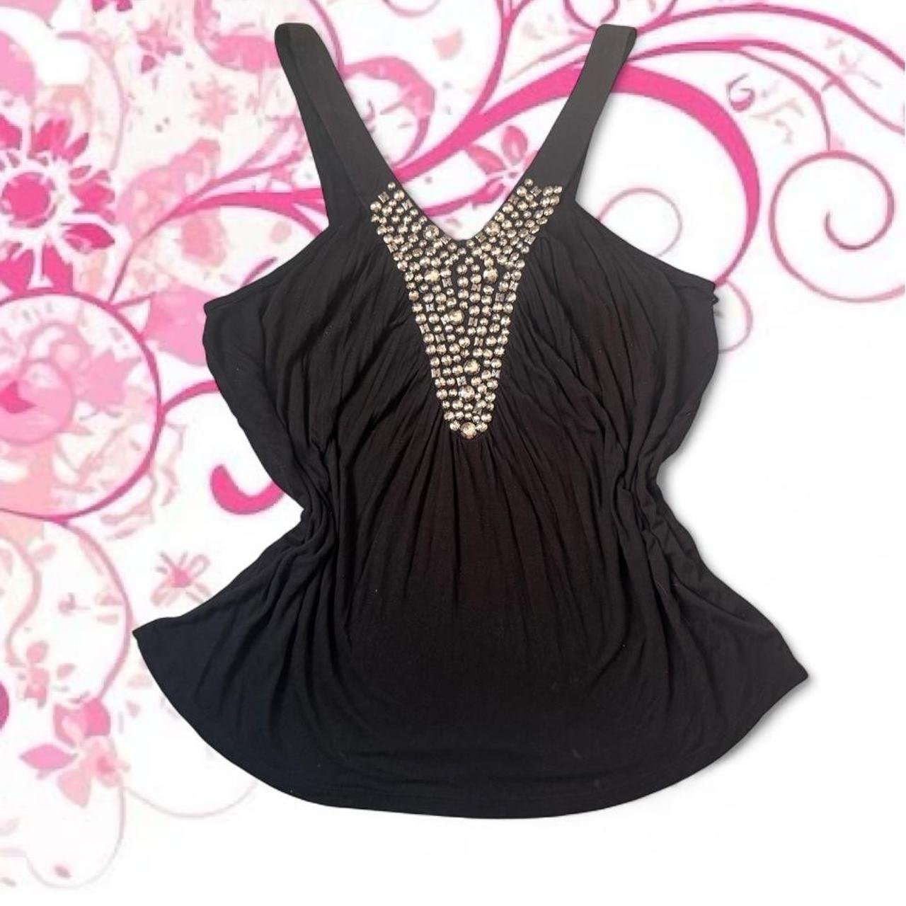 Rock and Republic Rhinestone Tank Top
