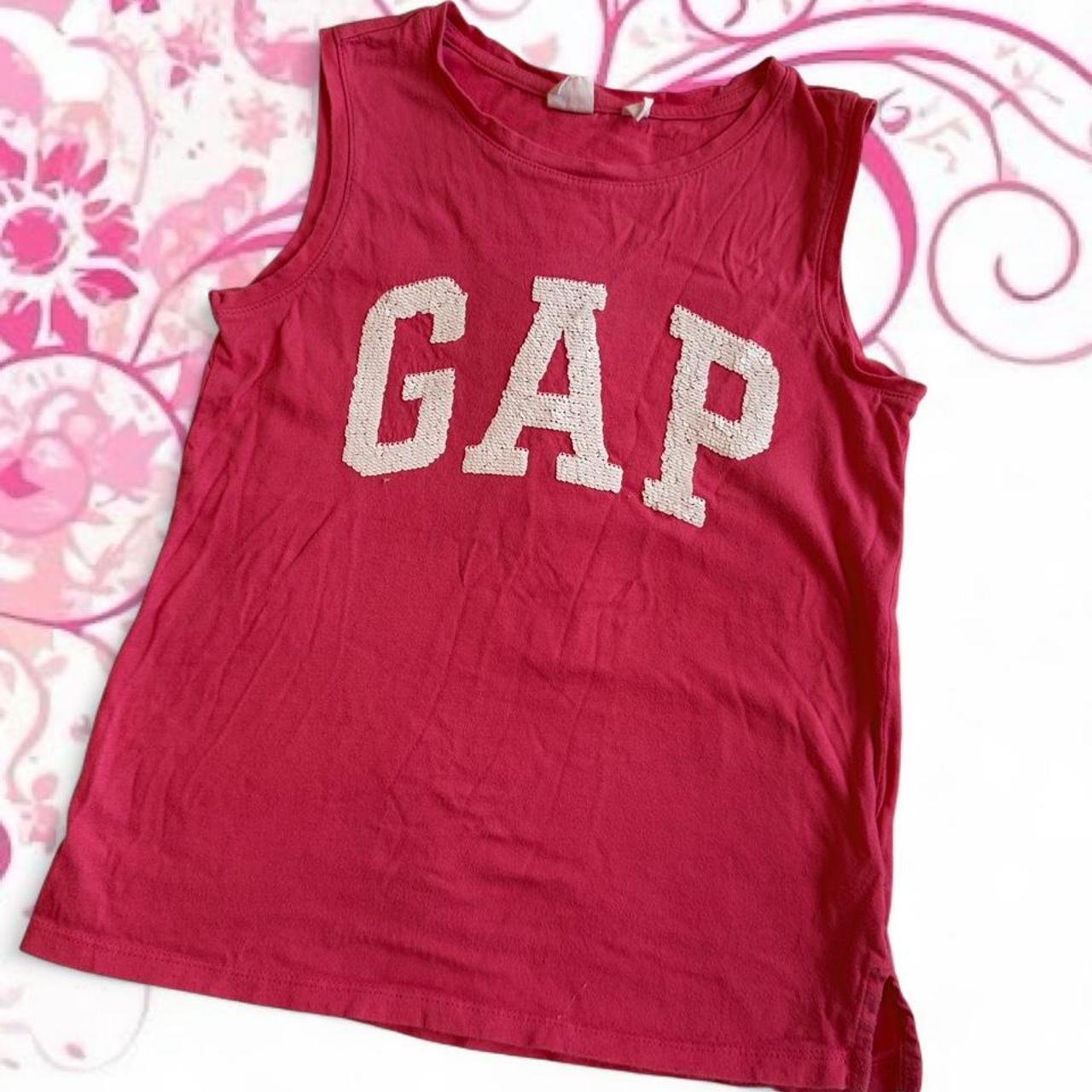 Gap Sequin Logo Tank Top