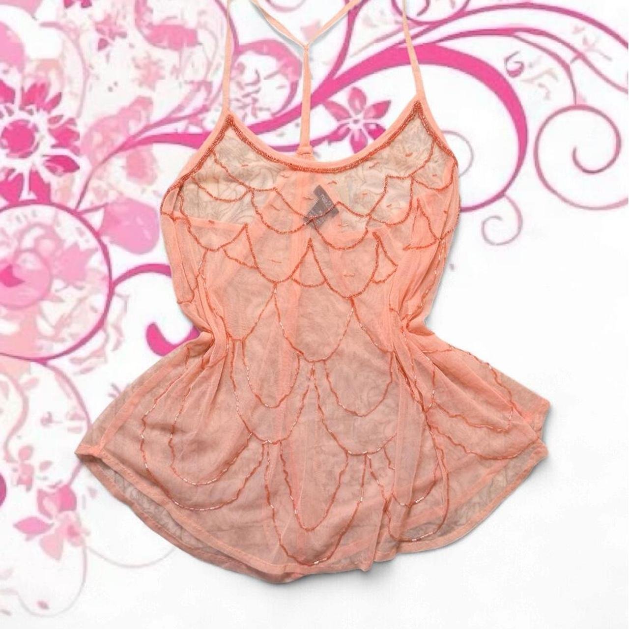 Rue 21 Mesh Embroidered Top