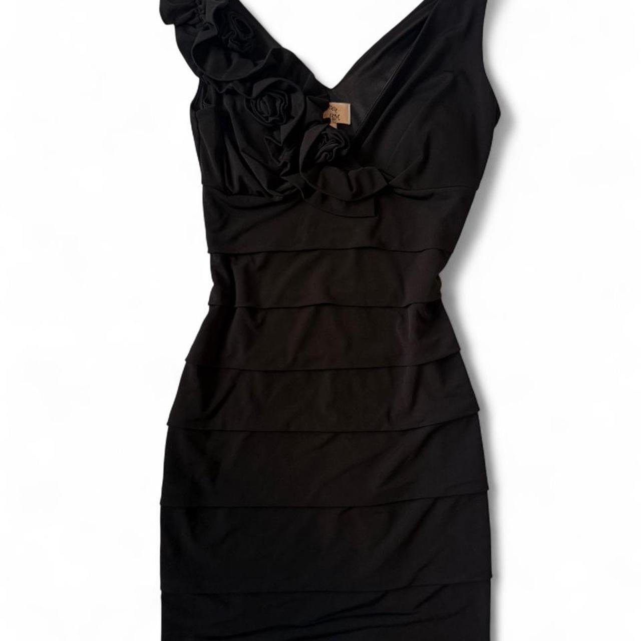 Sweet Storm Rose Bodycon Dress