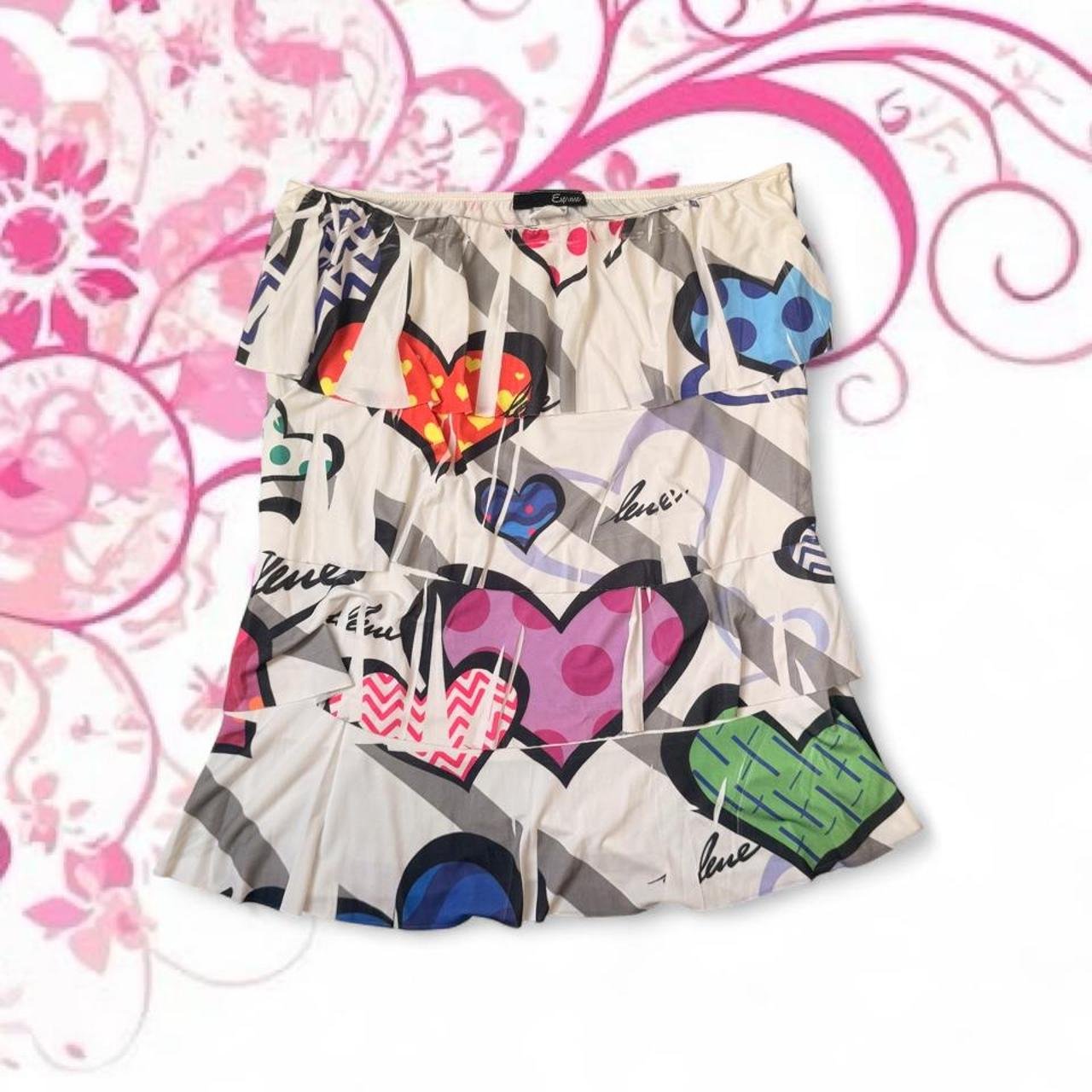 Espresso Heart Graffiti Tube Top
