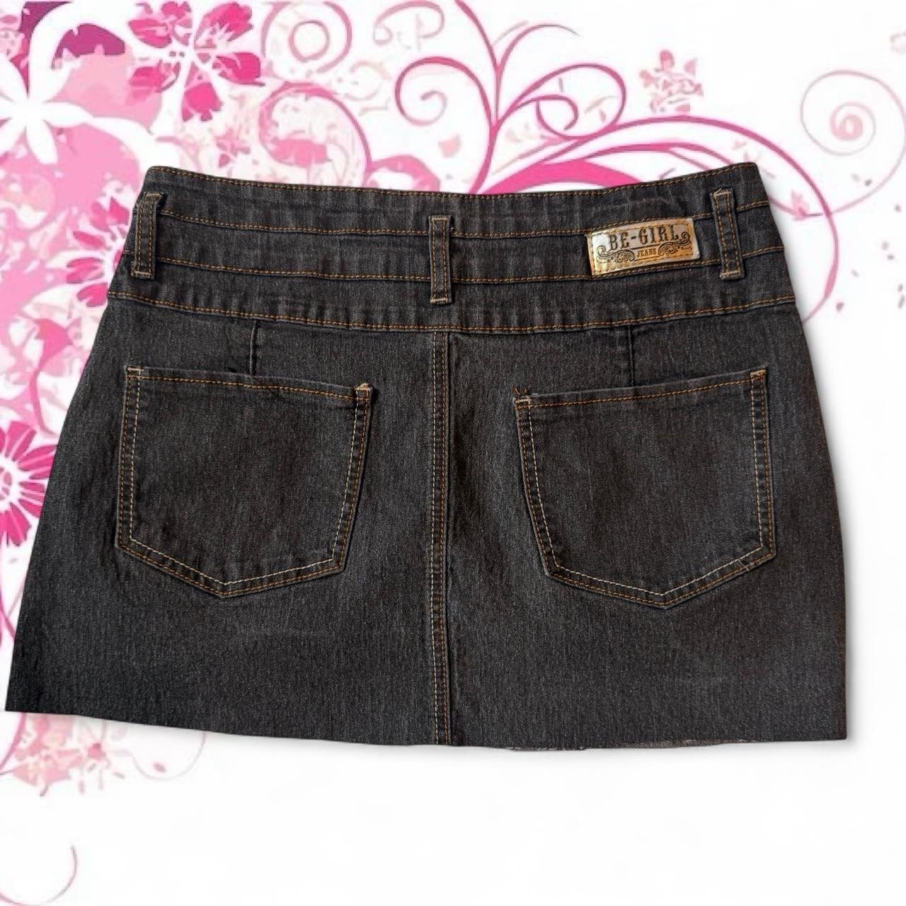 Be Girl Clothing Patch Denim Micro Skirt
