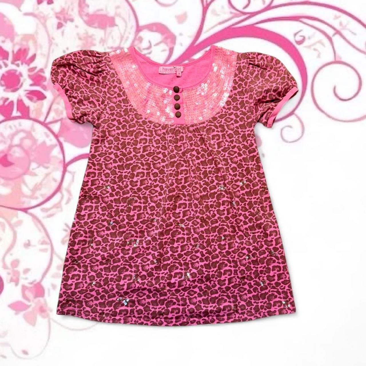 Haven Label Leopard Sequin Blouse