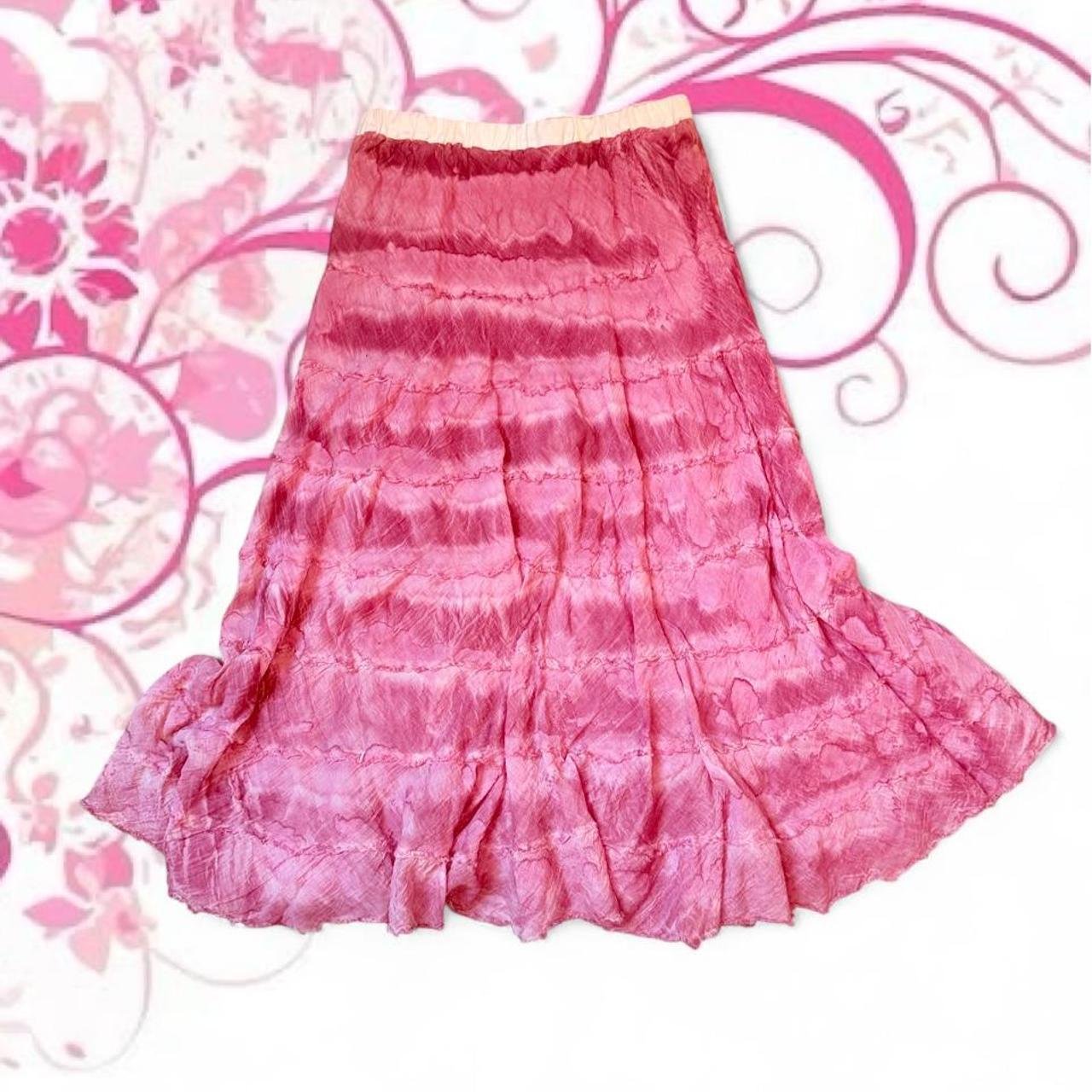 Metrostyle Tie-Dye Ruffle Skirt