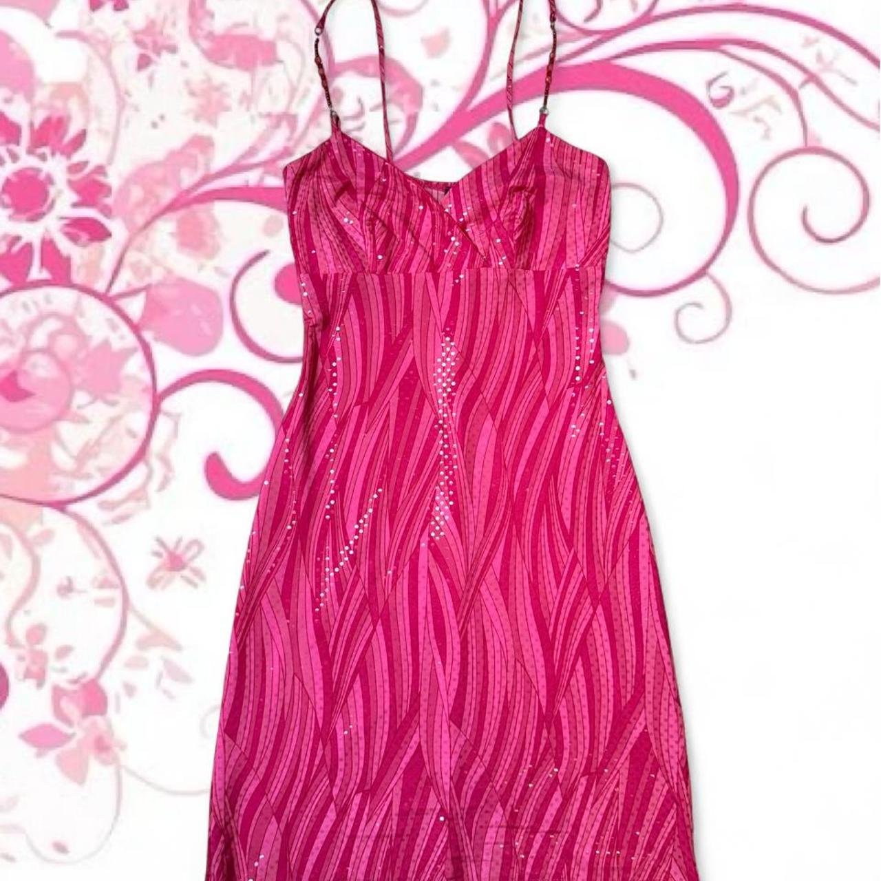 My Michelle Zebra Stripe Sequin Mini Dress