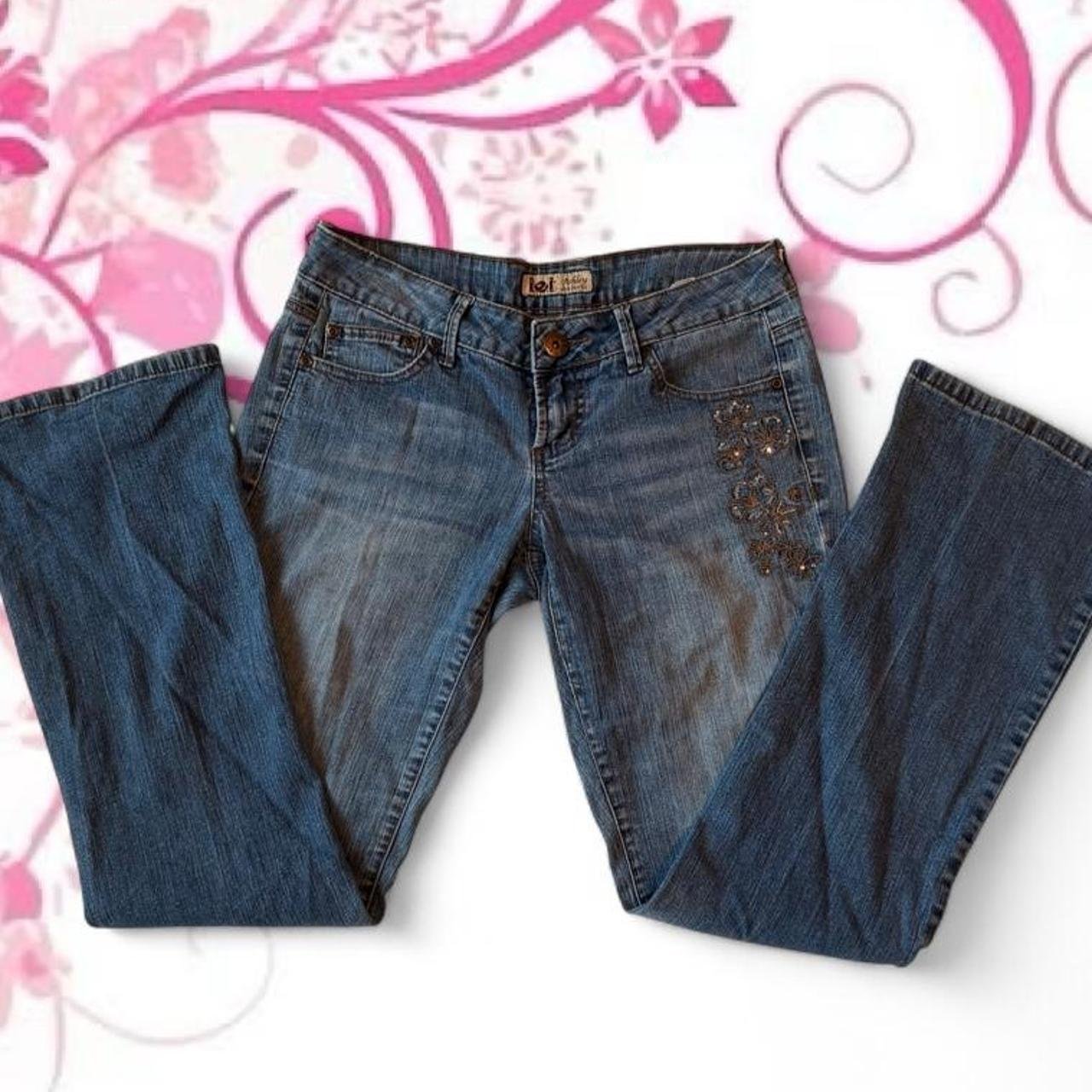 L.e.i. Embroidered Bootcut Jeans