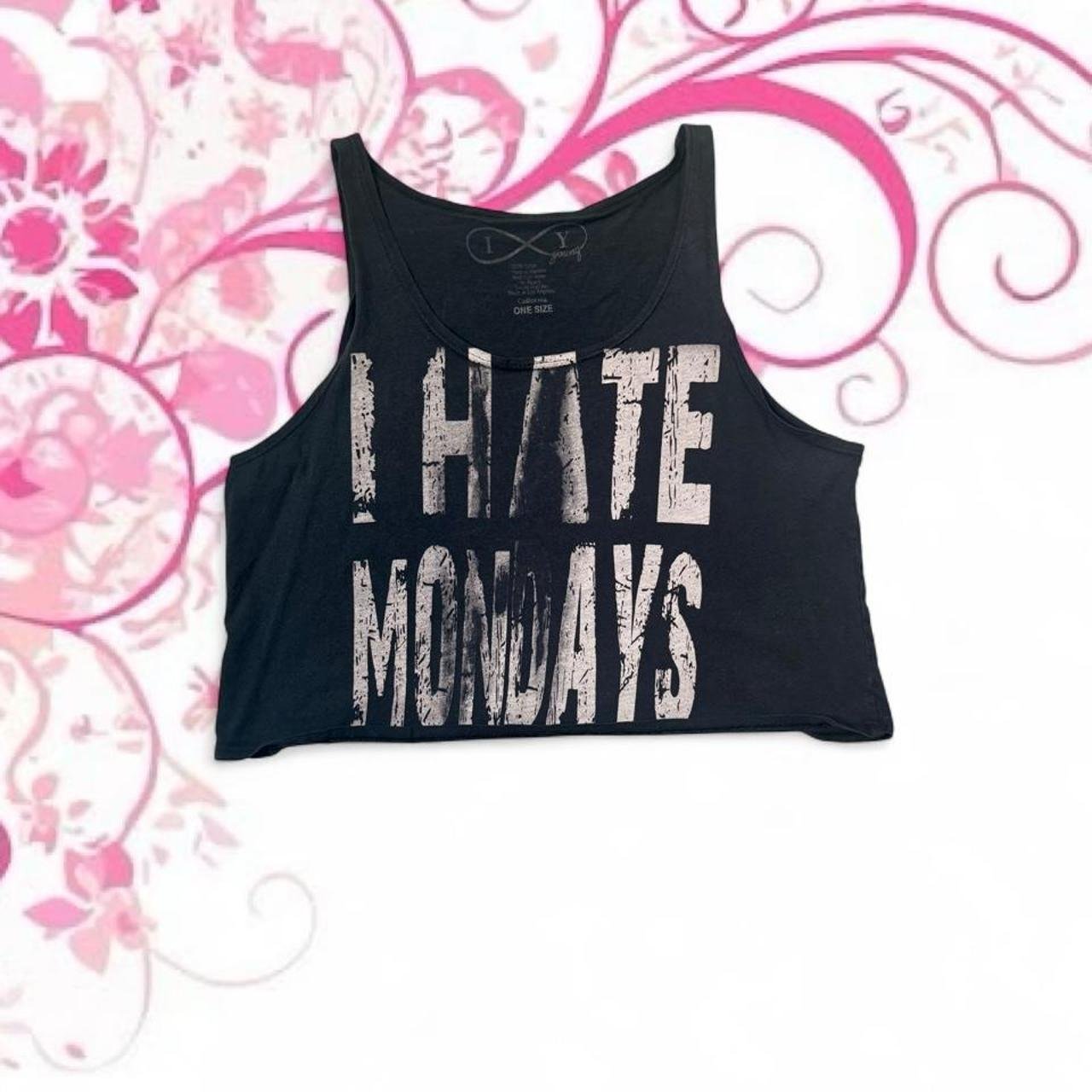I Hate Mondays Graphic Tank Top
