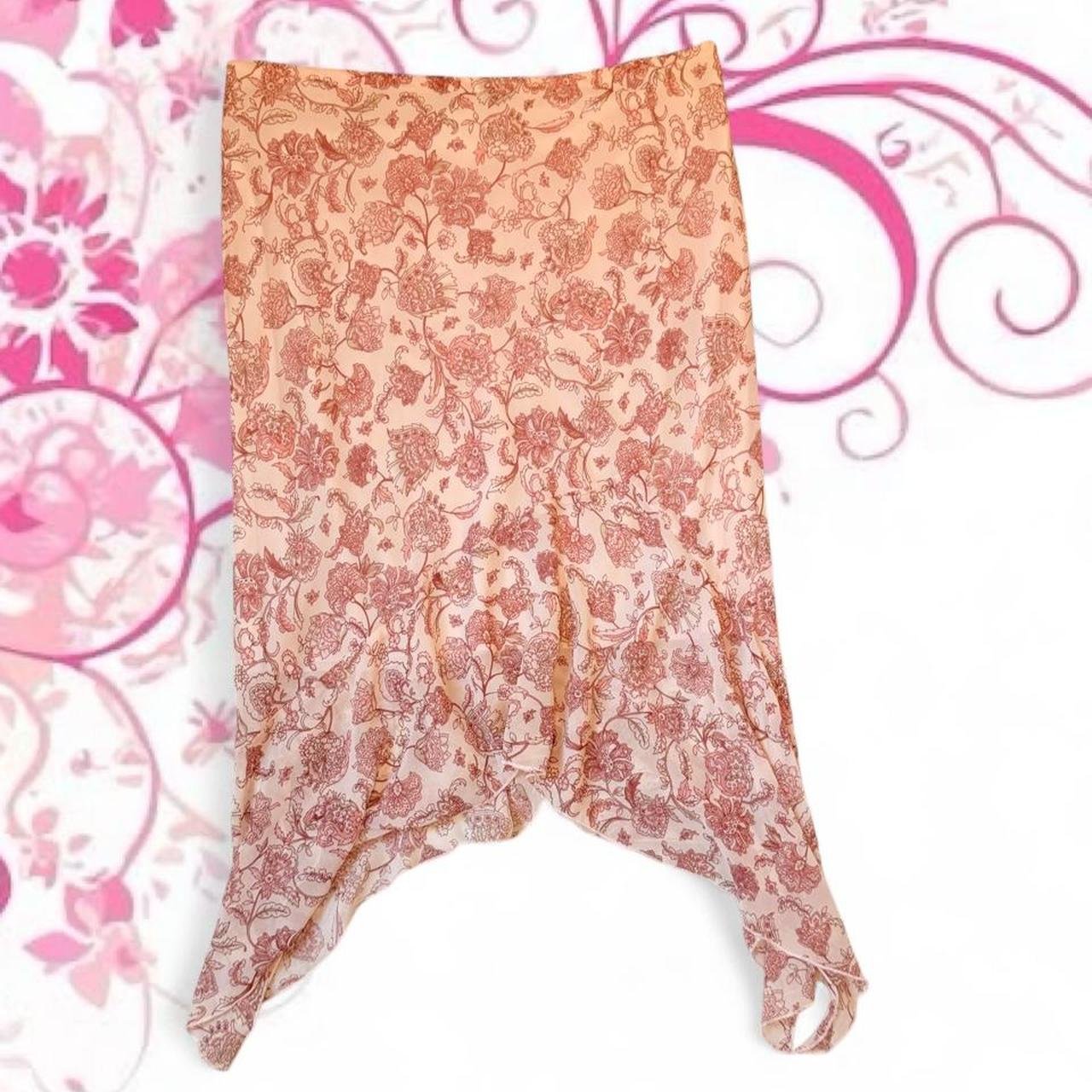 Sense Floral Ruffle Boho Skirt