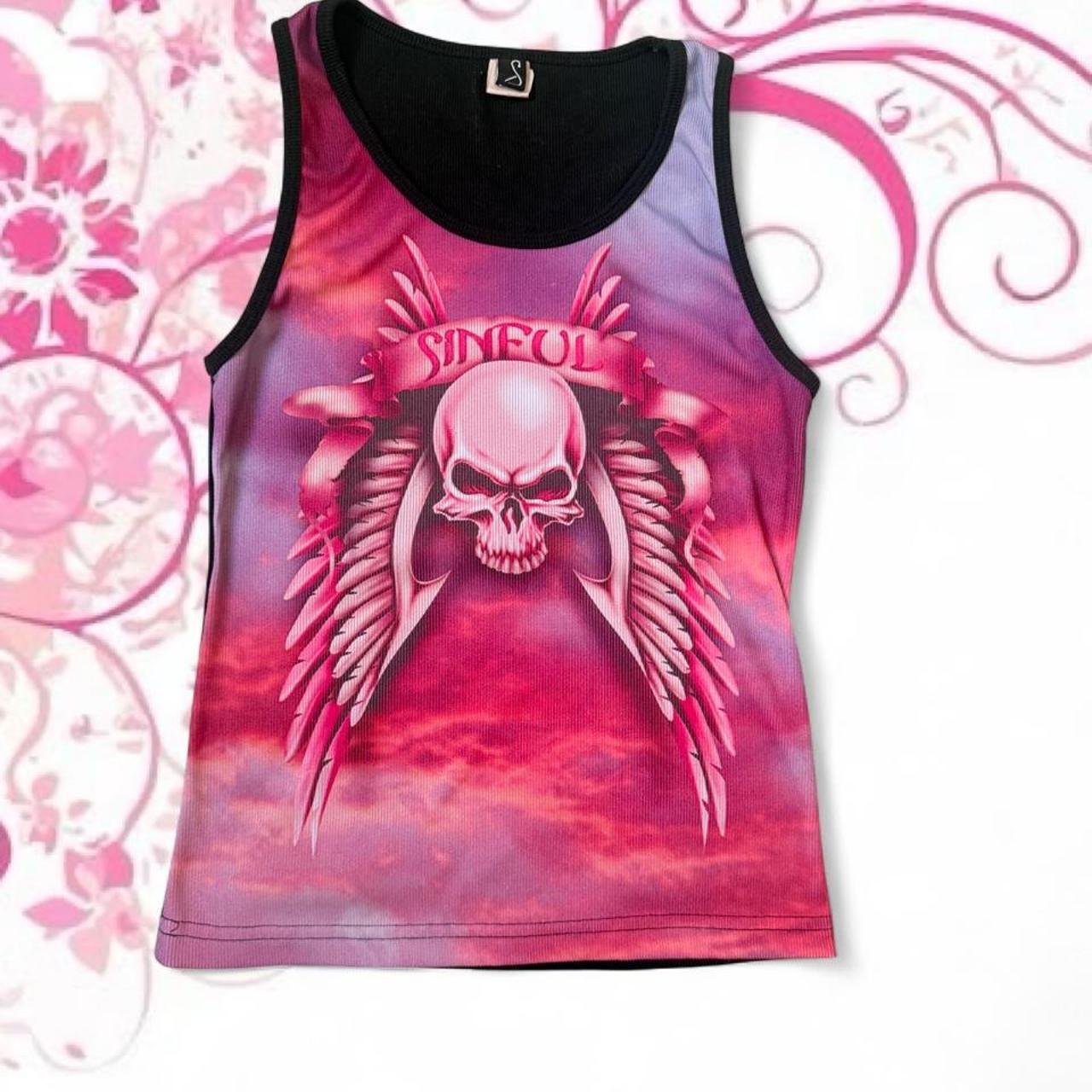 Affliction Skull Wings Tank Top