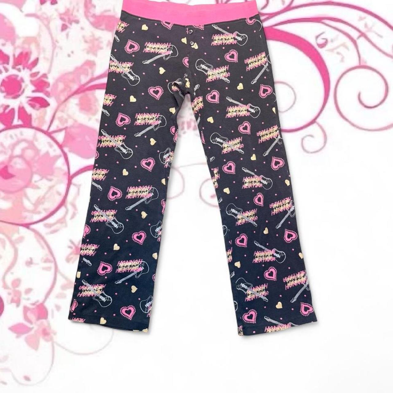 Hannah Montana Heart Guitar Pajama Pants