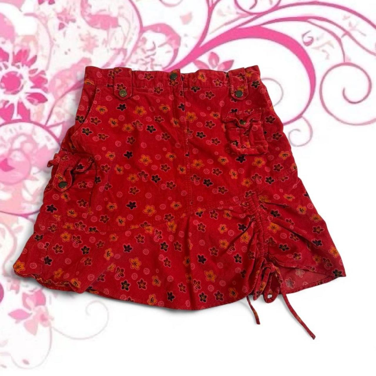Nolita Floral Rayon Mini Skirt