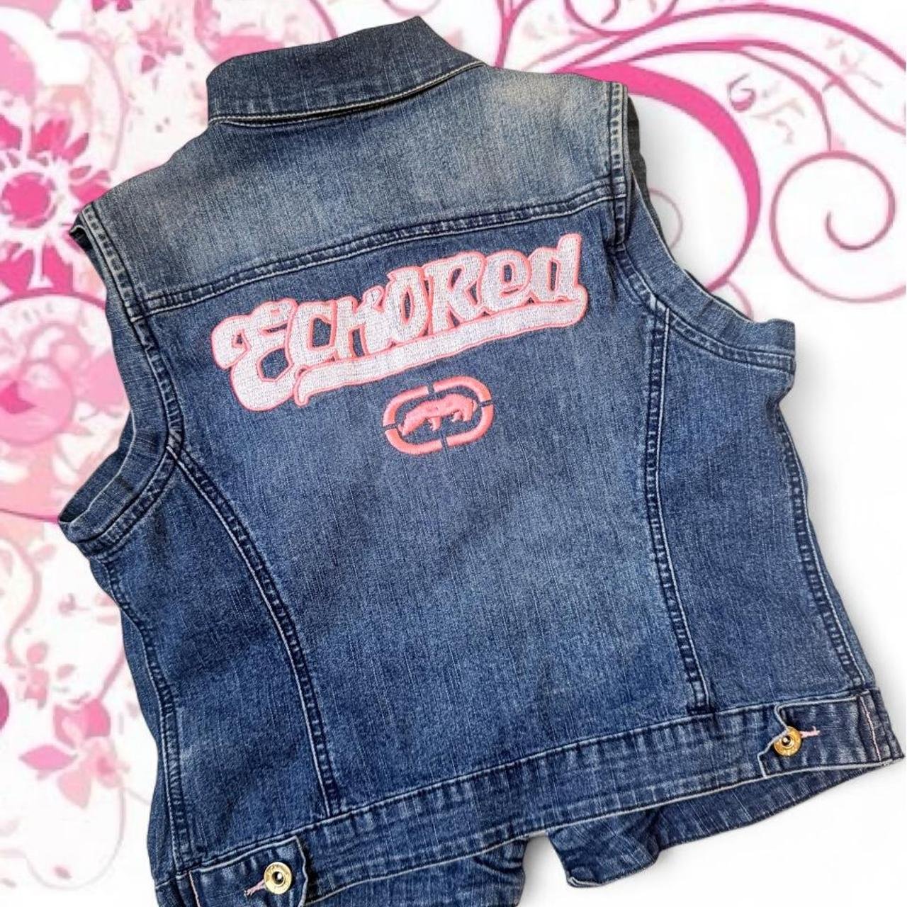 Echo Rhino Graphic Denim Vest