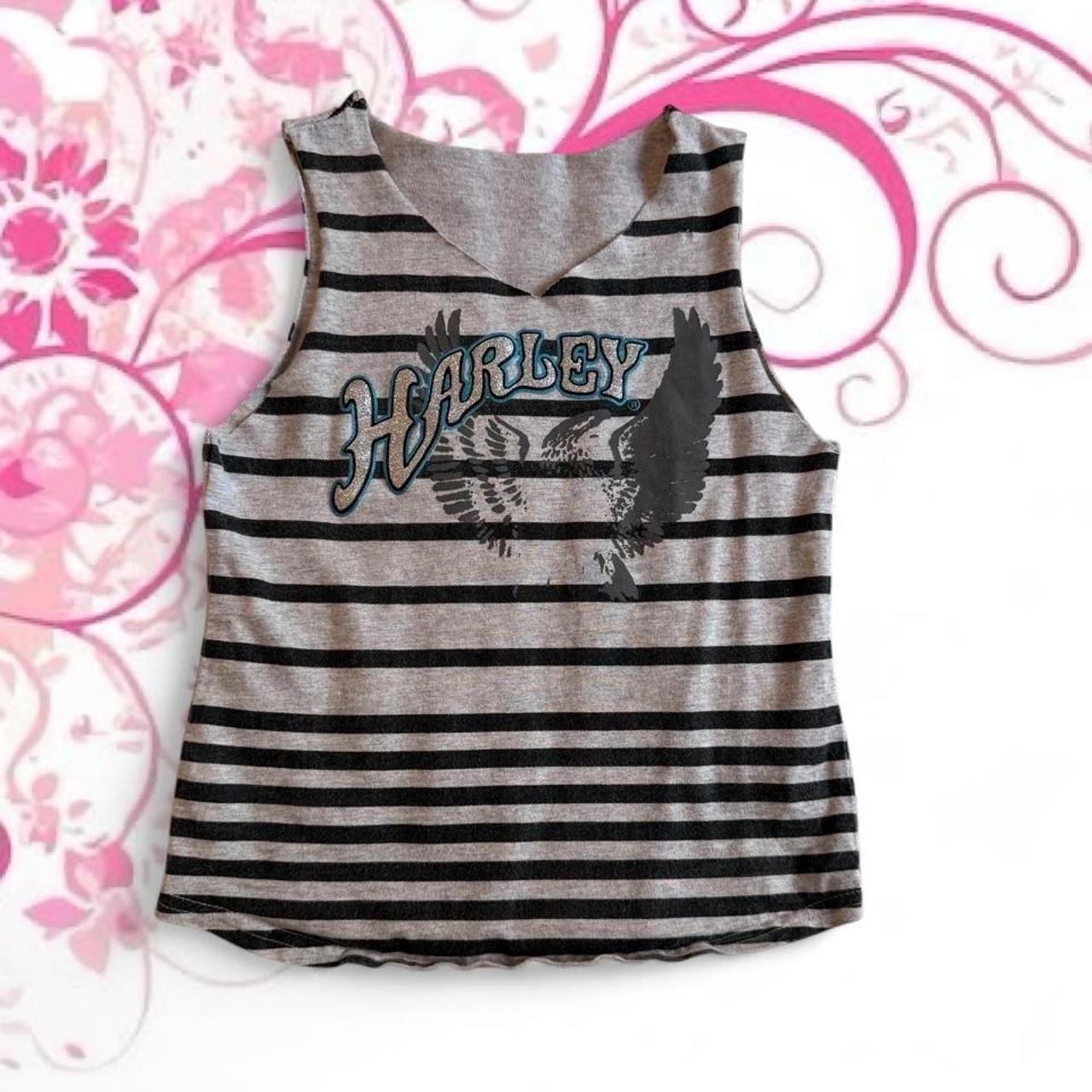 Harley Davidson Cropped Baby Tank