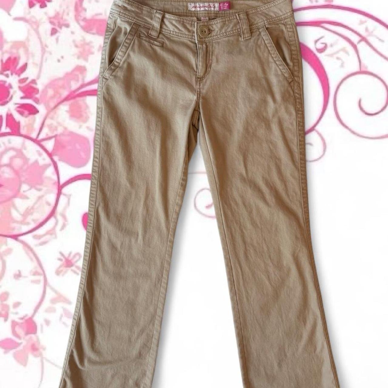 Aeropostale Skinny Flare Khaki Pants