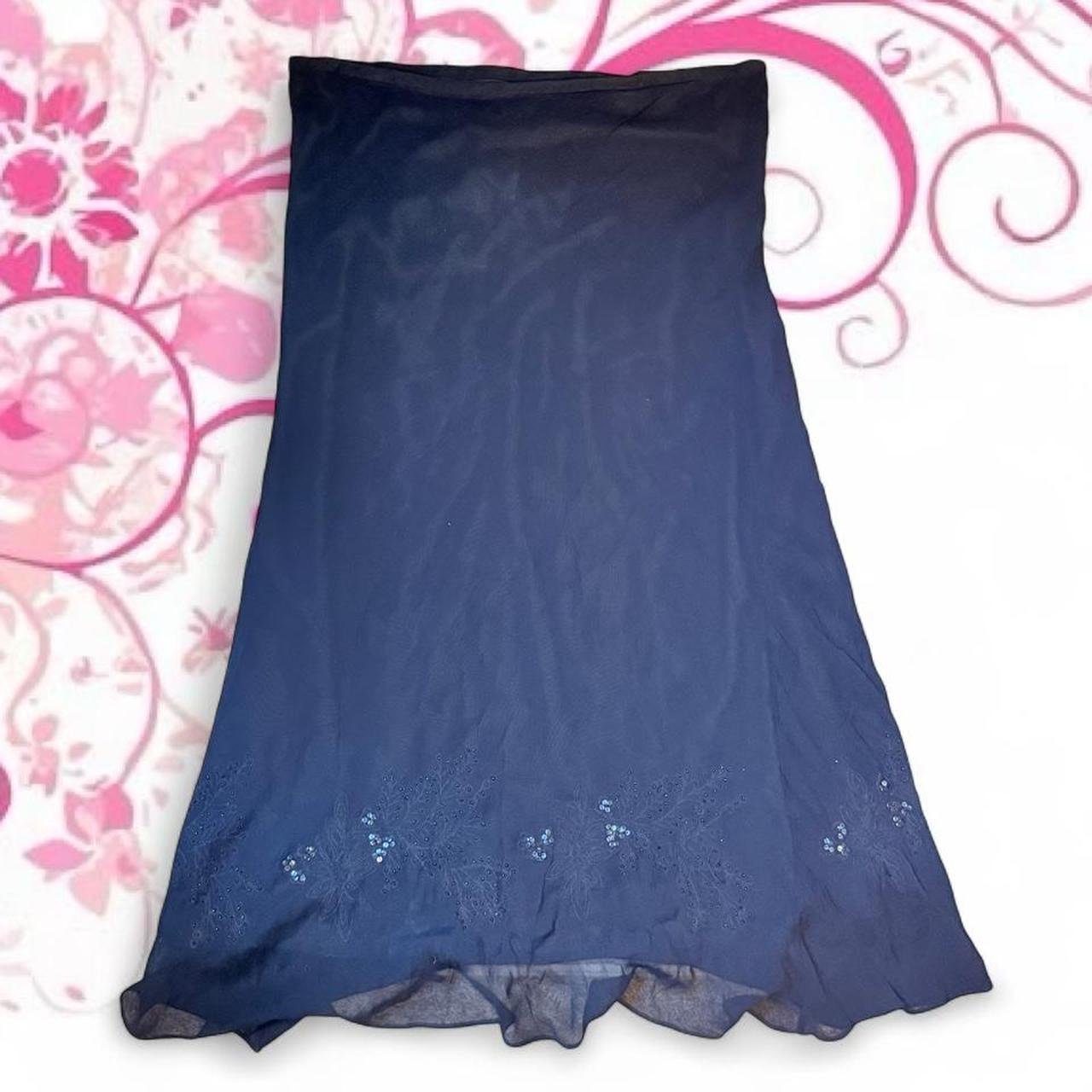 Paradise Sequin Hem Maxi Skirt